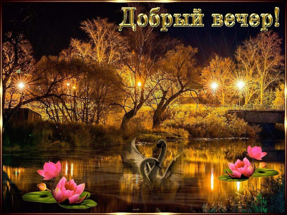 Поздравление с добрым вечером