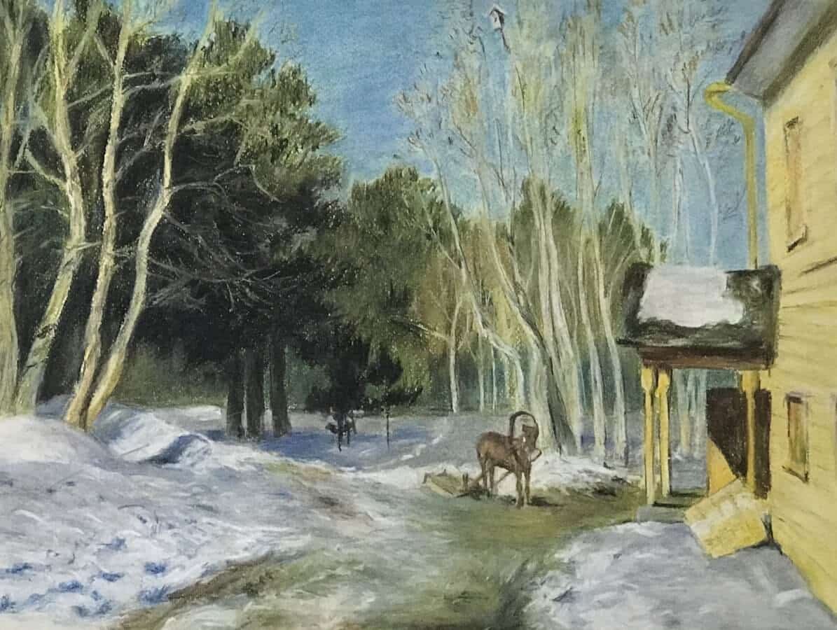 Исаак Ильич Левитан март