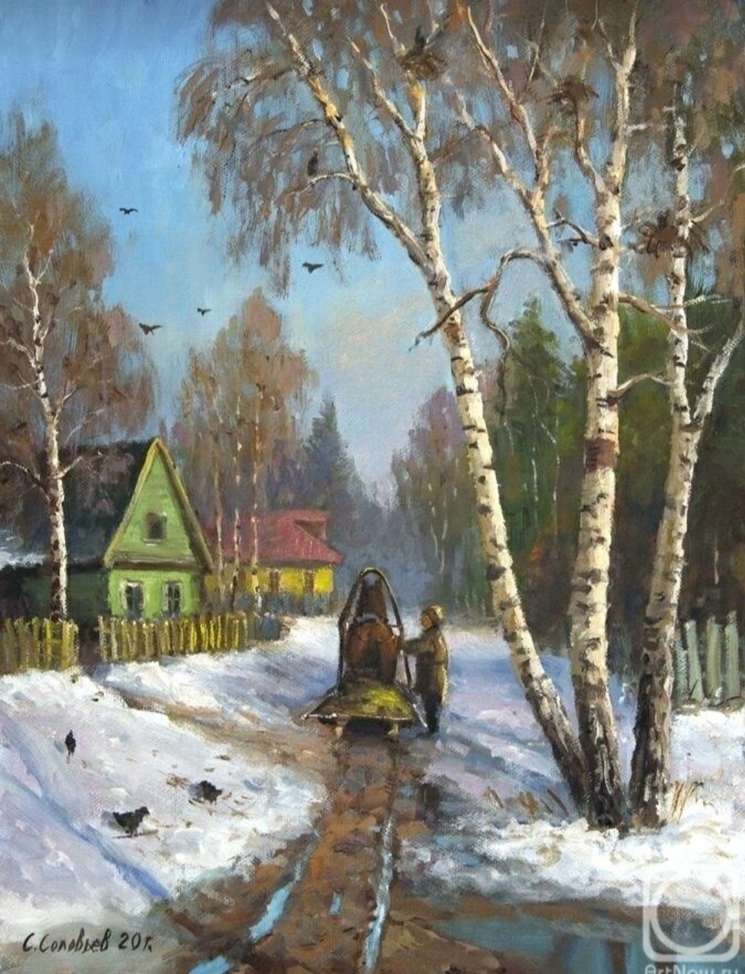Март картины русских художников