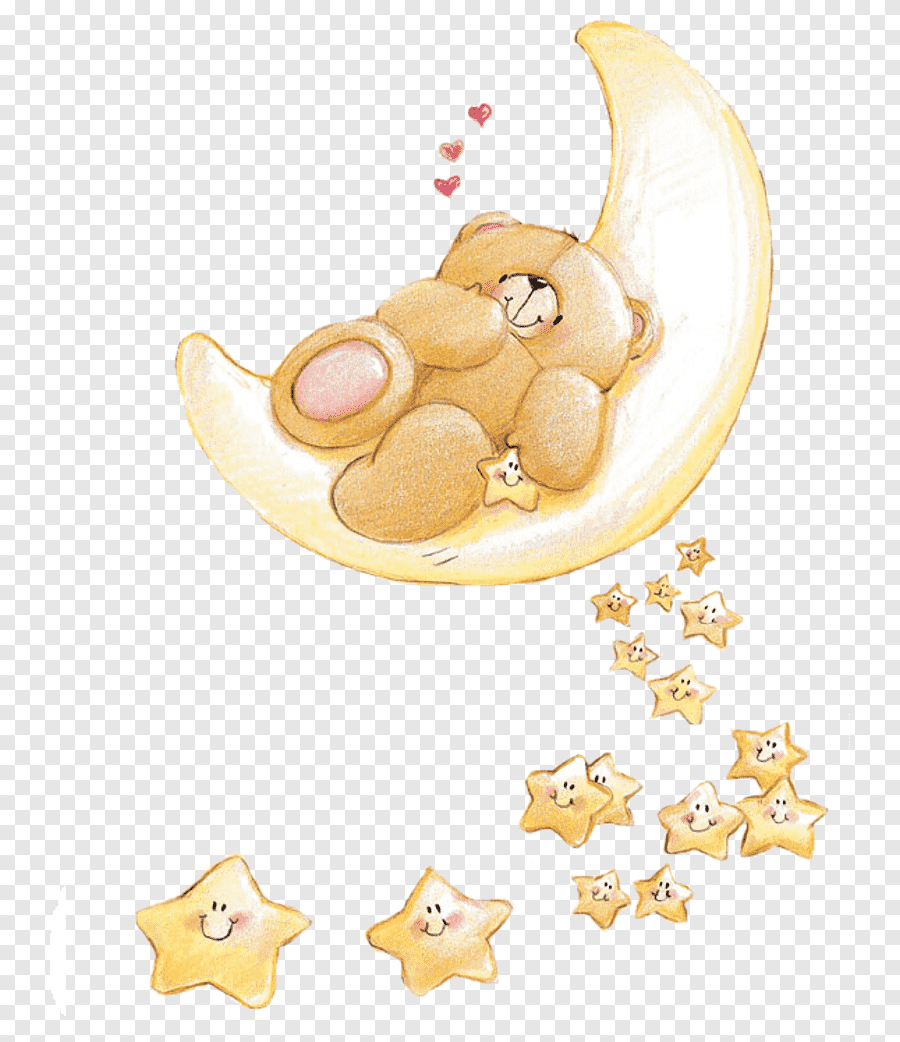 Спящий мишка на Луне