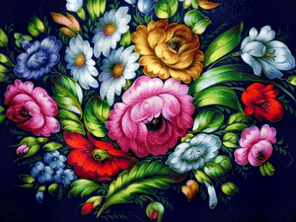 Н. Гончарова – Жостовские изделия