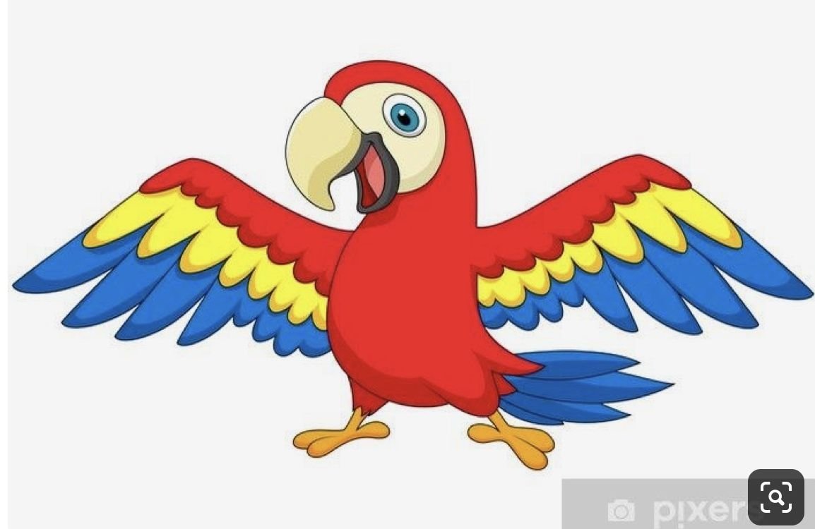 Попугай Кеша арт