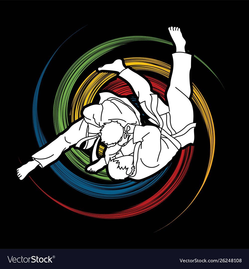 Дзюдо Векторная Графика