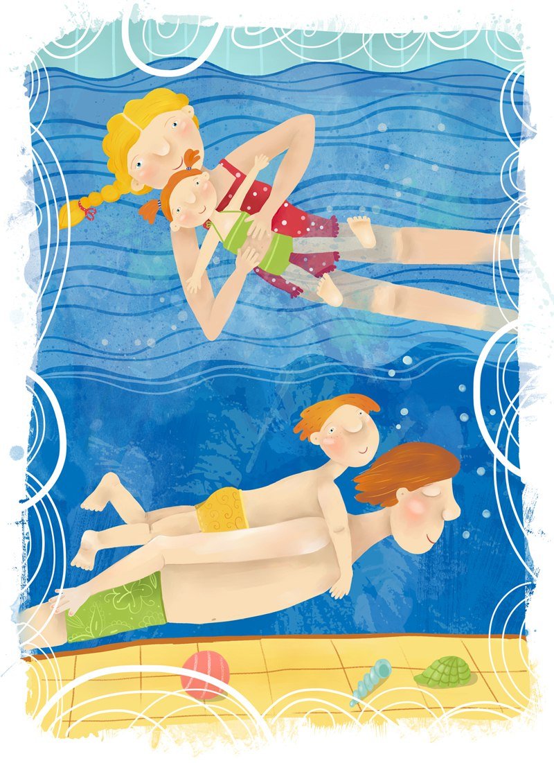 Значок пловца