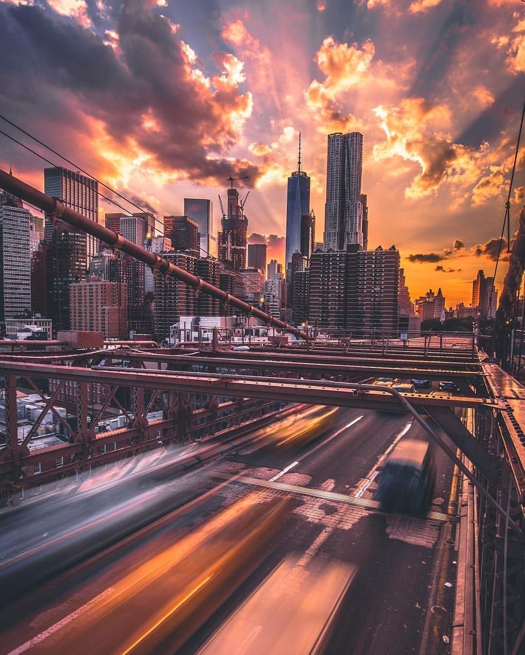 Красивый городской Урбан пейзаж