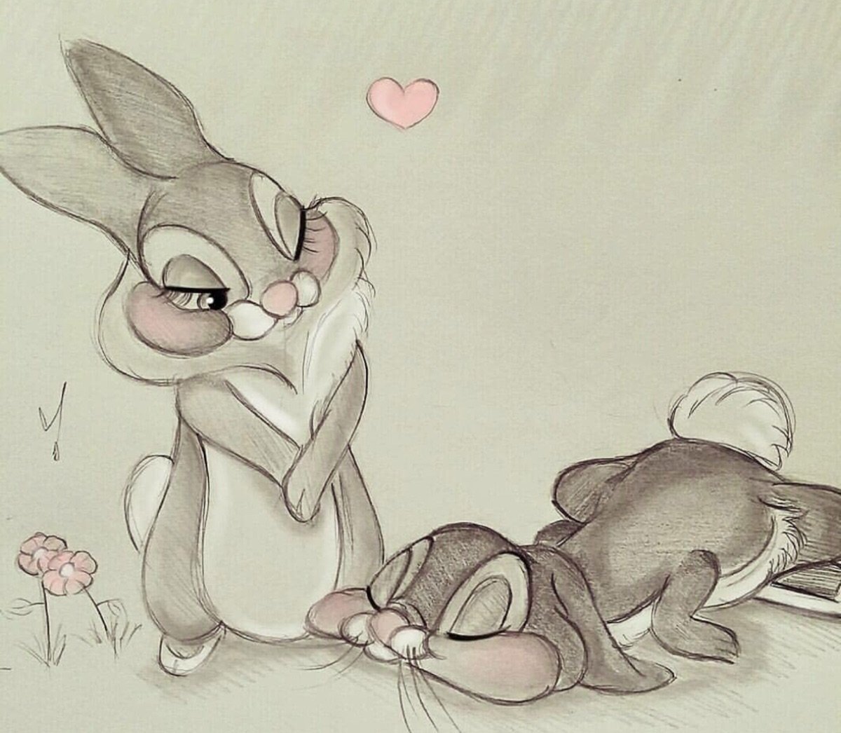 Нарисовать кролика сзади