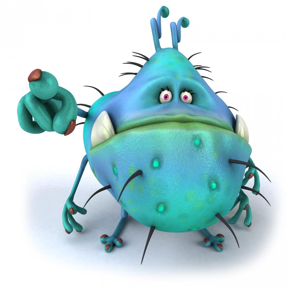 Прикольные микробы и вирусы