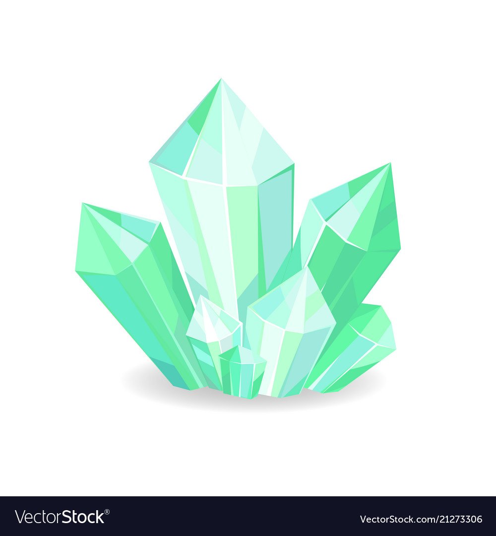 Зеленый Кристалл рисунок