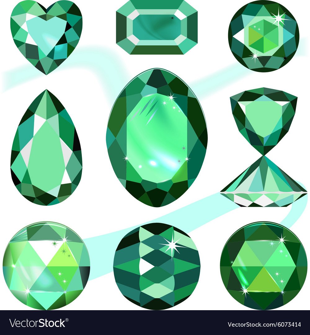 Драгоценный камень Векторная Графика