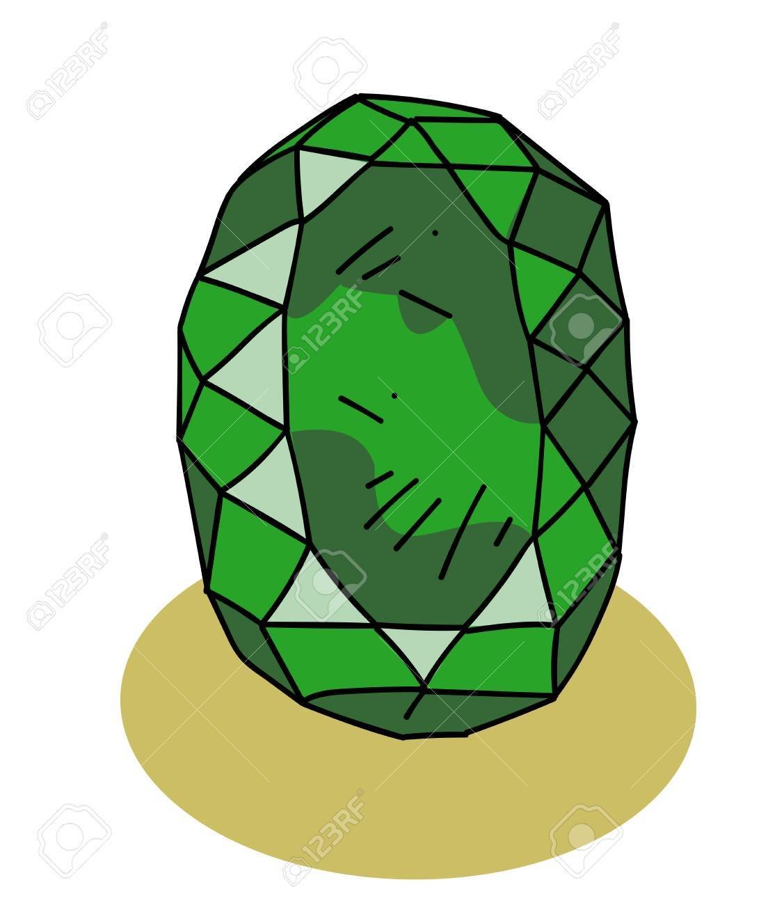 Изумруд фон