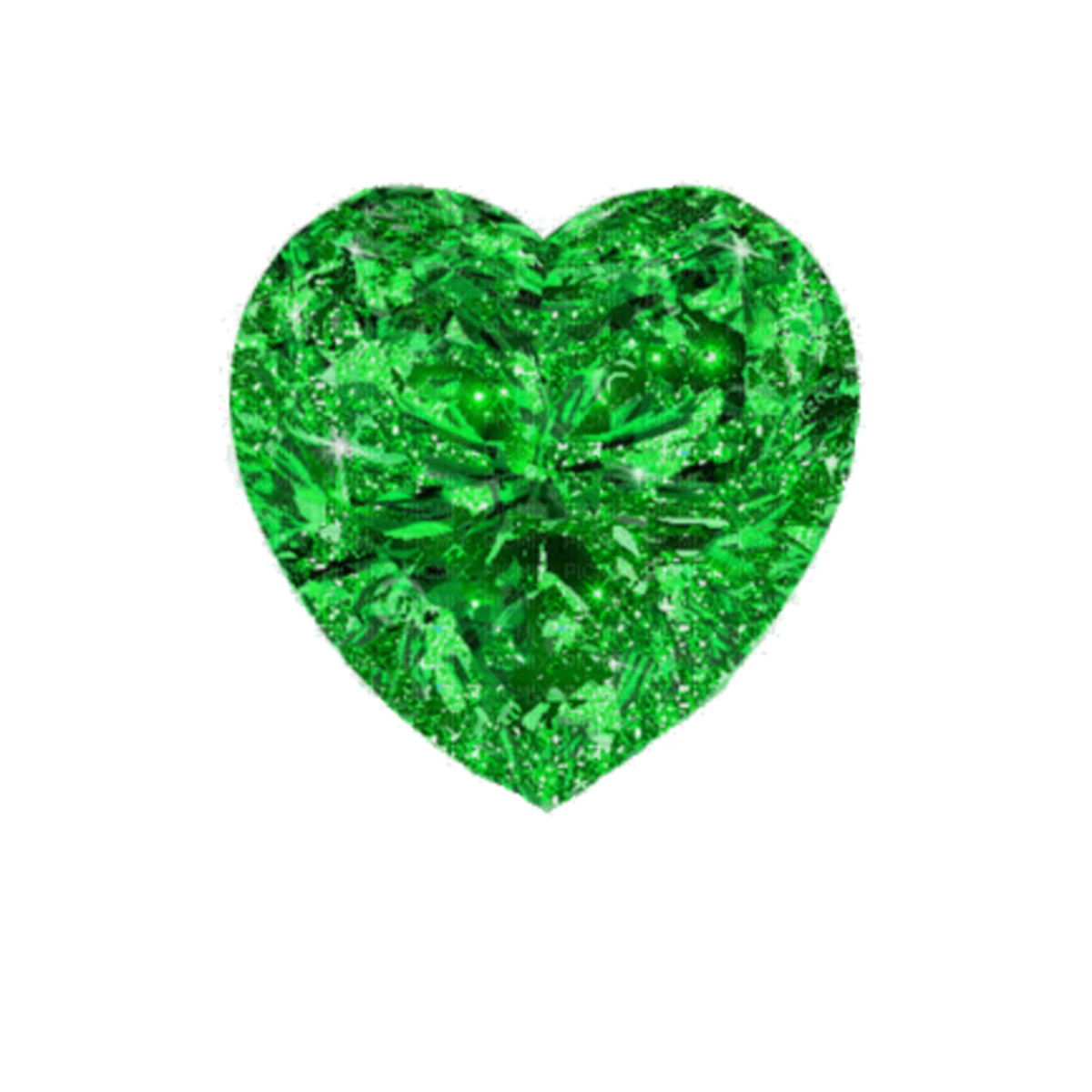 Изумруд на черном фоне