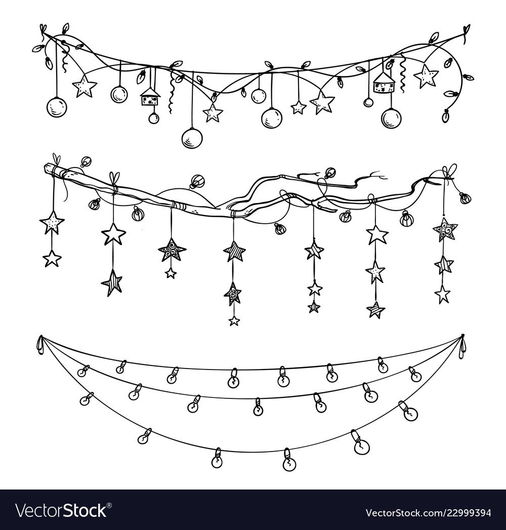 Набросок гирлянды