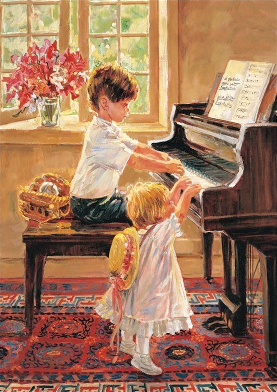 Пианист иллюстрация