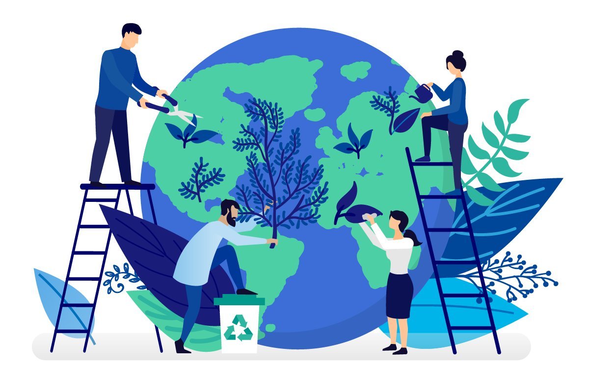 Профессия эколог иллюстрации
