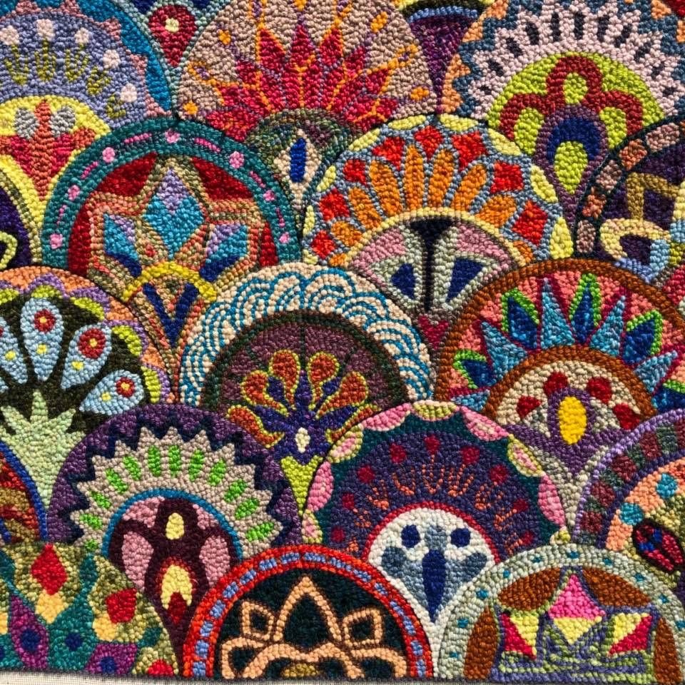 Rug hooking pattern.