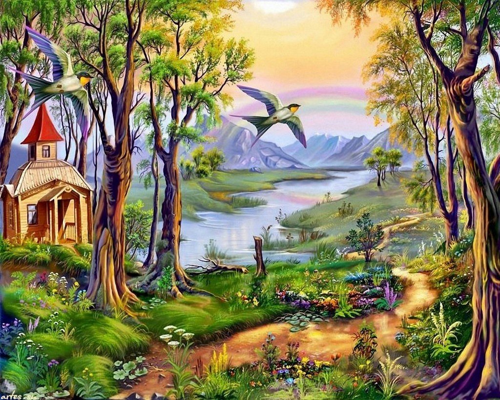 Художник Виктор Цыганов пейзажи