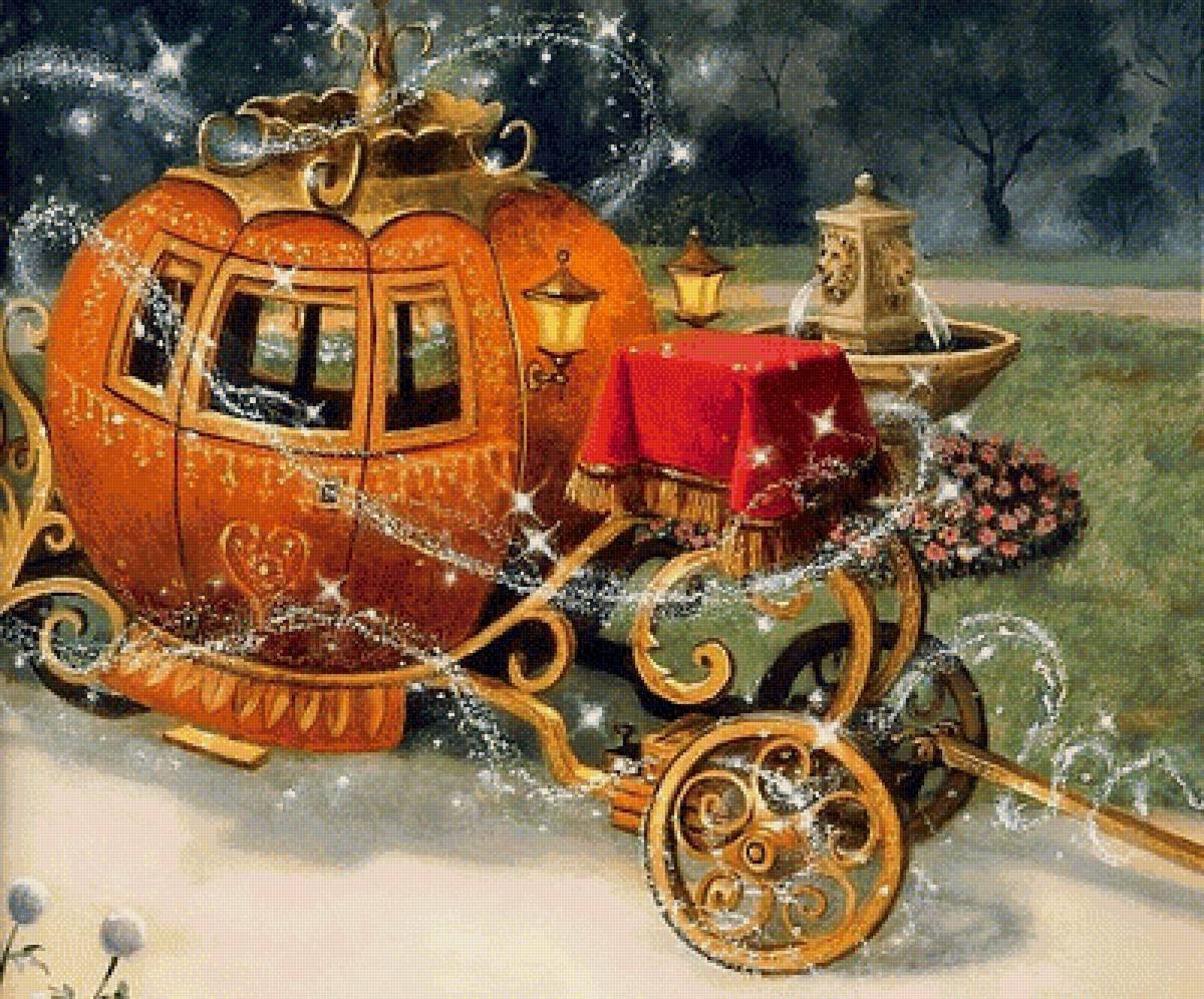 Сказочная карета из тыквы