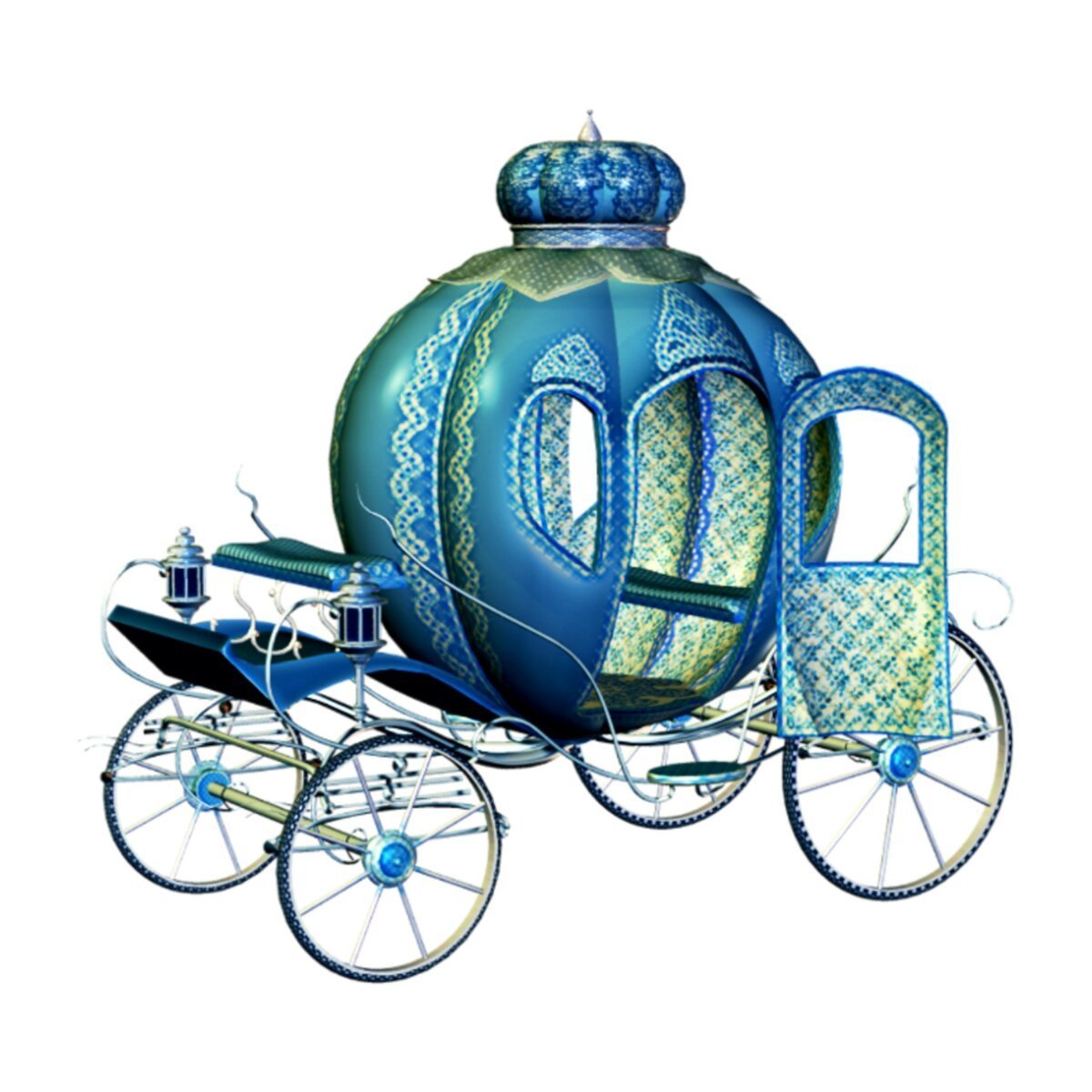 Карета из тыквы с мышами