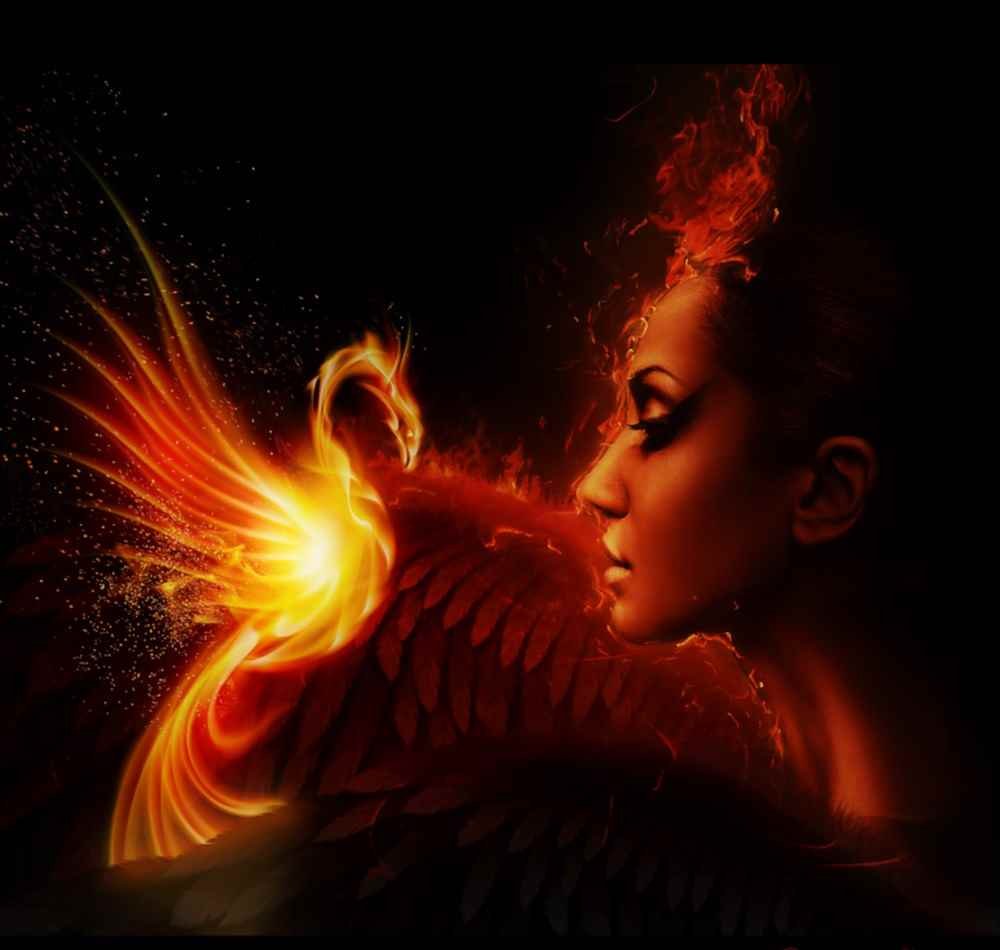 Птица Феникс женщина