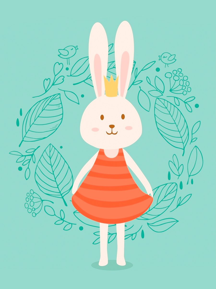 Зайка с короной