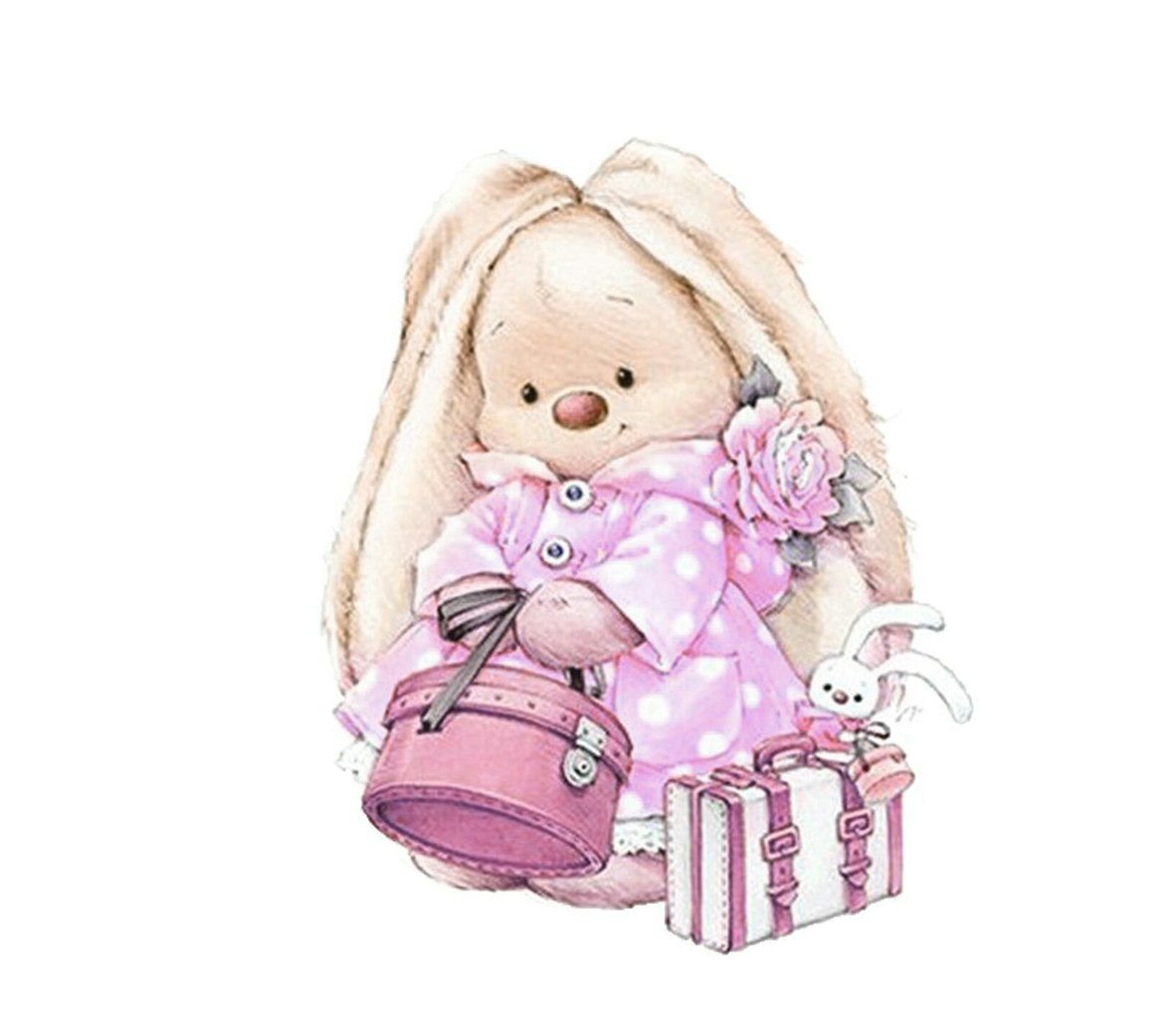 Зайка акварель