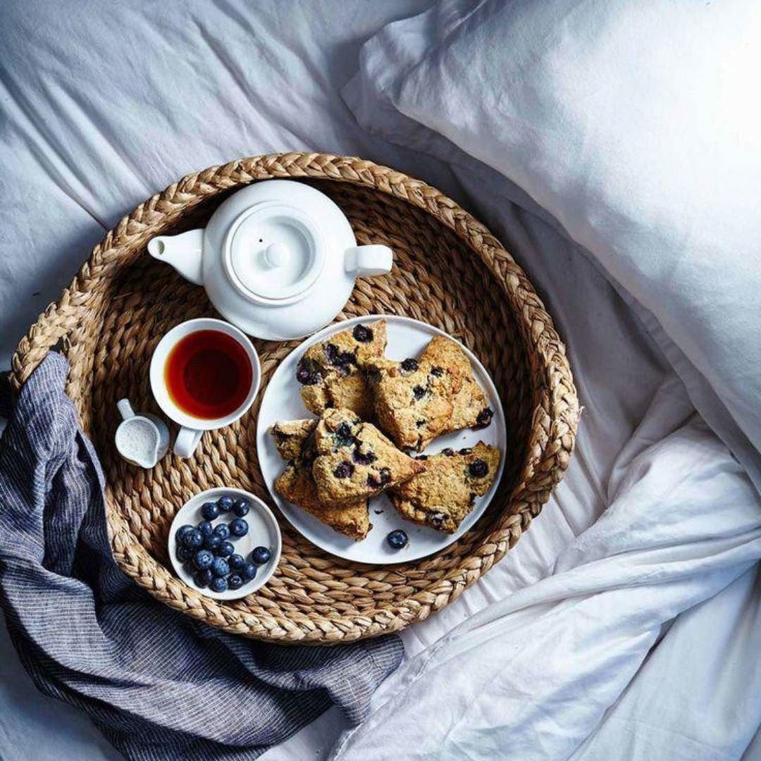 Завтрак яичница и кофе