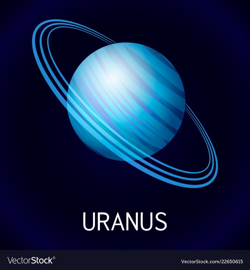 Нарисовать планету Уран