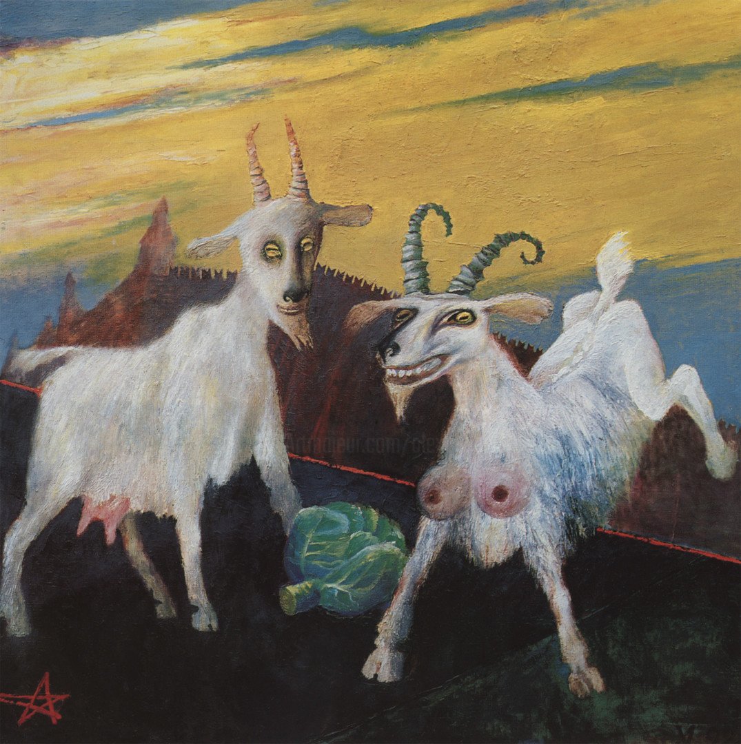 Козлы в живописи