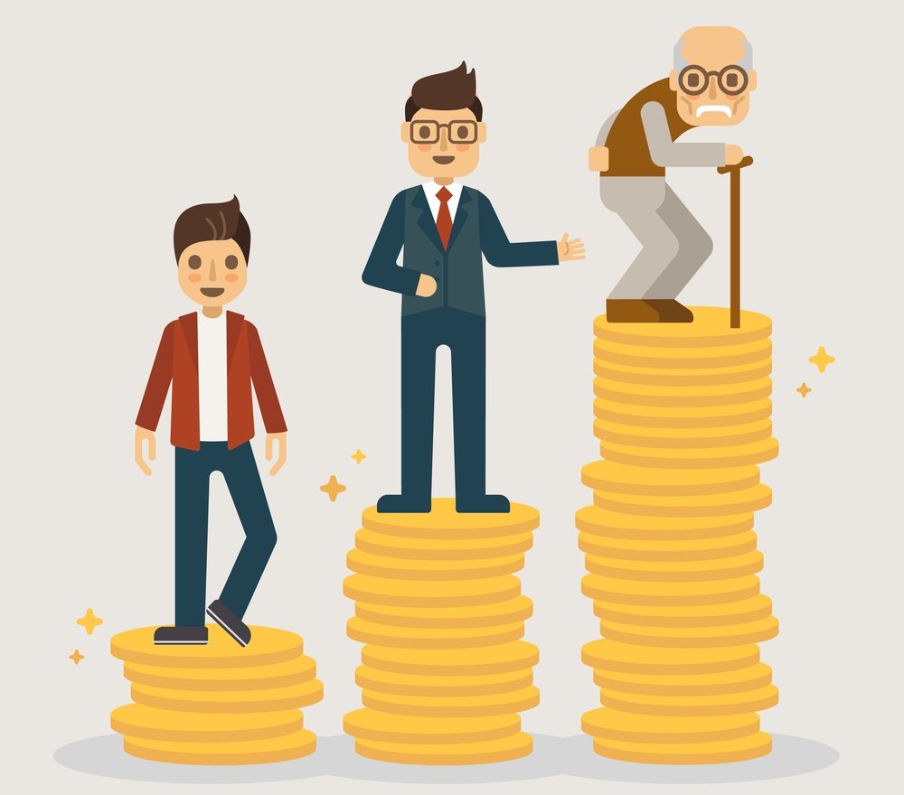 Инвестиции на белом фоне