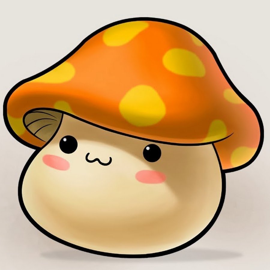 Грибы печать цветные