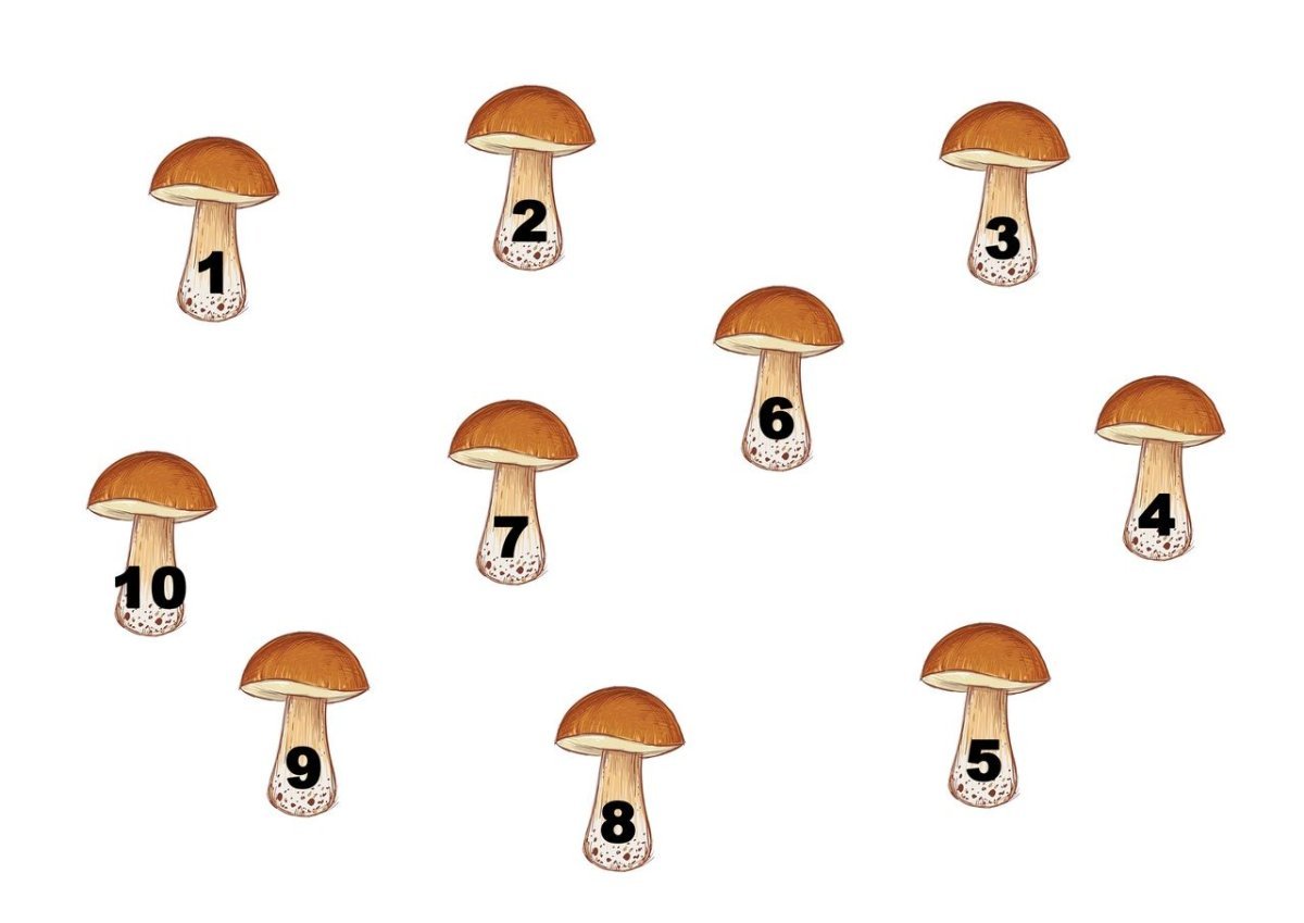 Гриб мультяшка