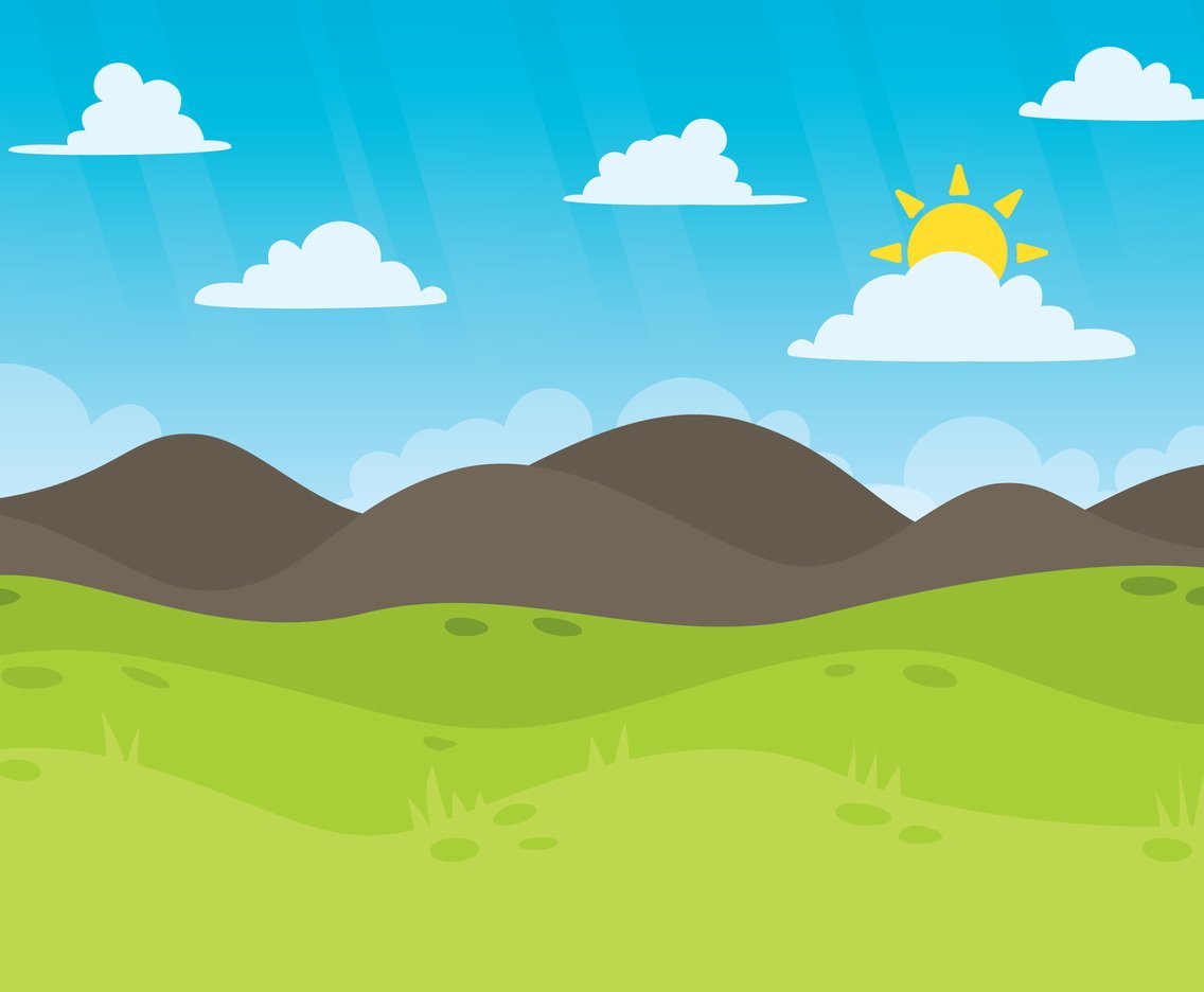 Мультяшный пейзаж