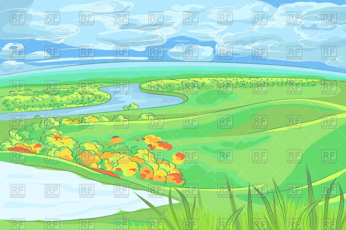 Горы на горизонте