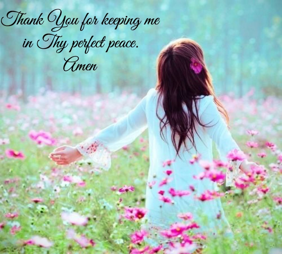 Весна девушка со спины