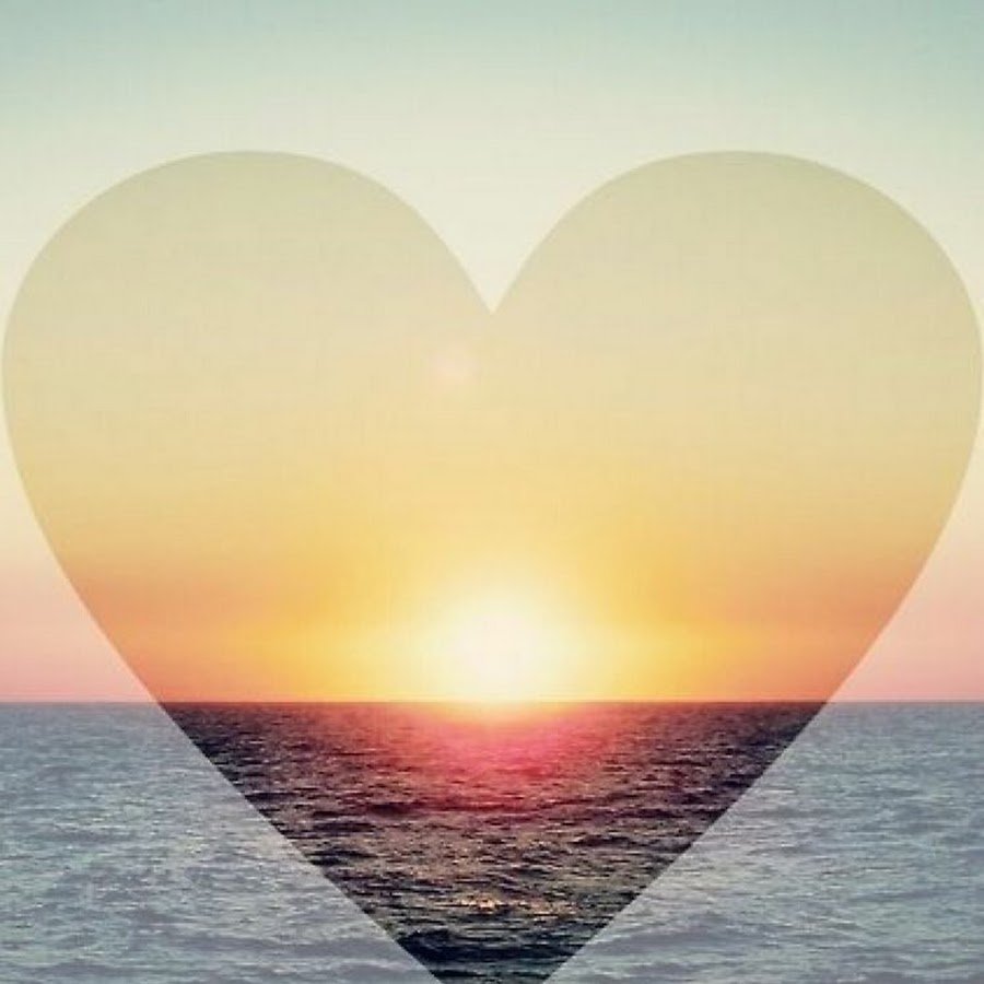 Сердечко на закате