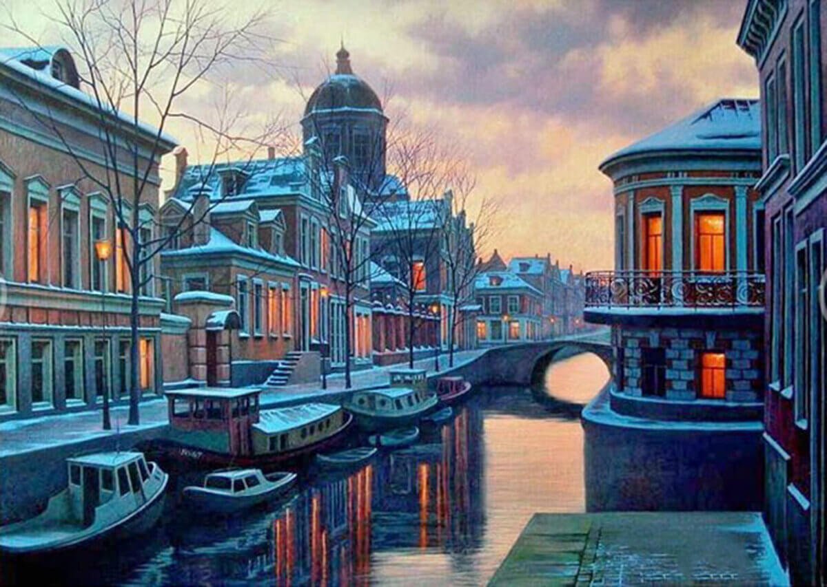 Амстердам пейзаж Алексей Бутырский