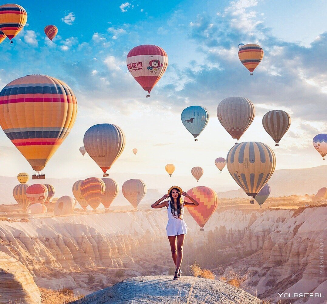 Каппадокия Турция воздушные шары