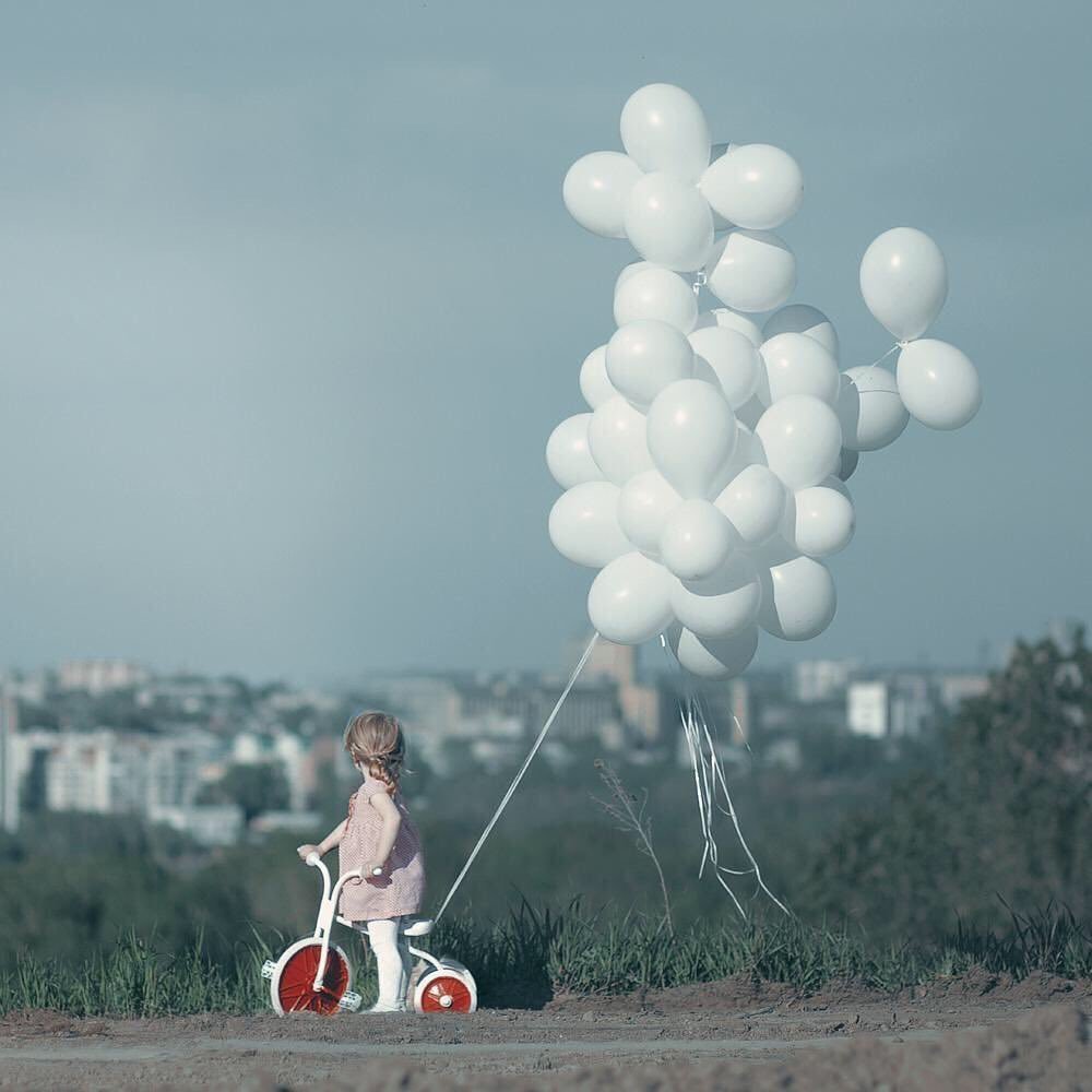Фотосессия с воздушными шарами
