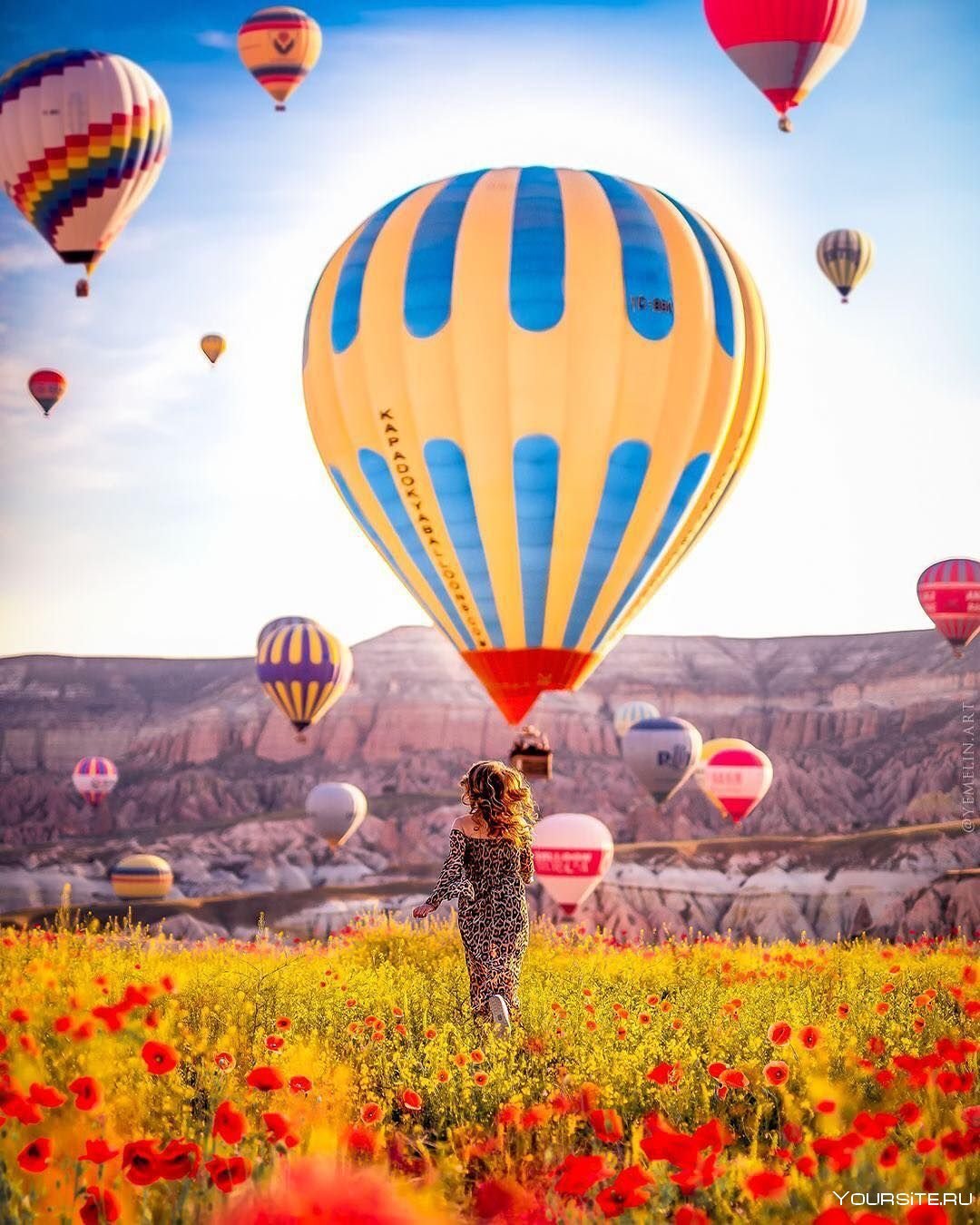 Каппадокия Турция фестиваль воздушных