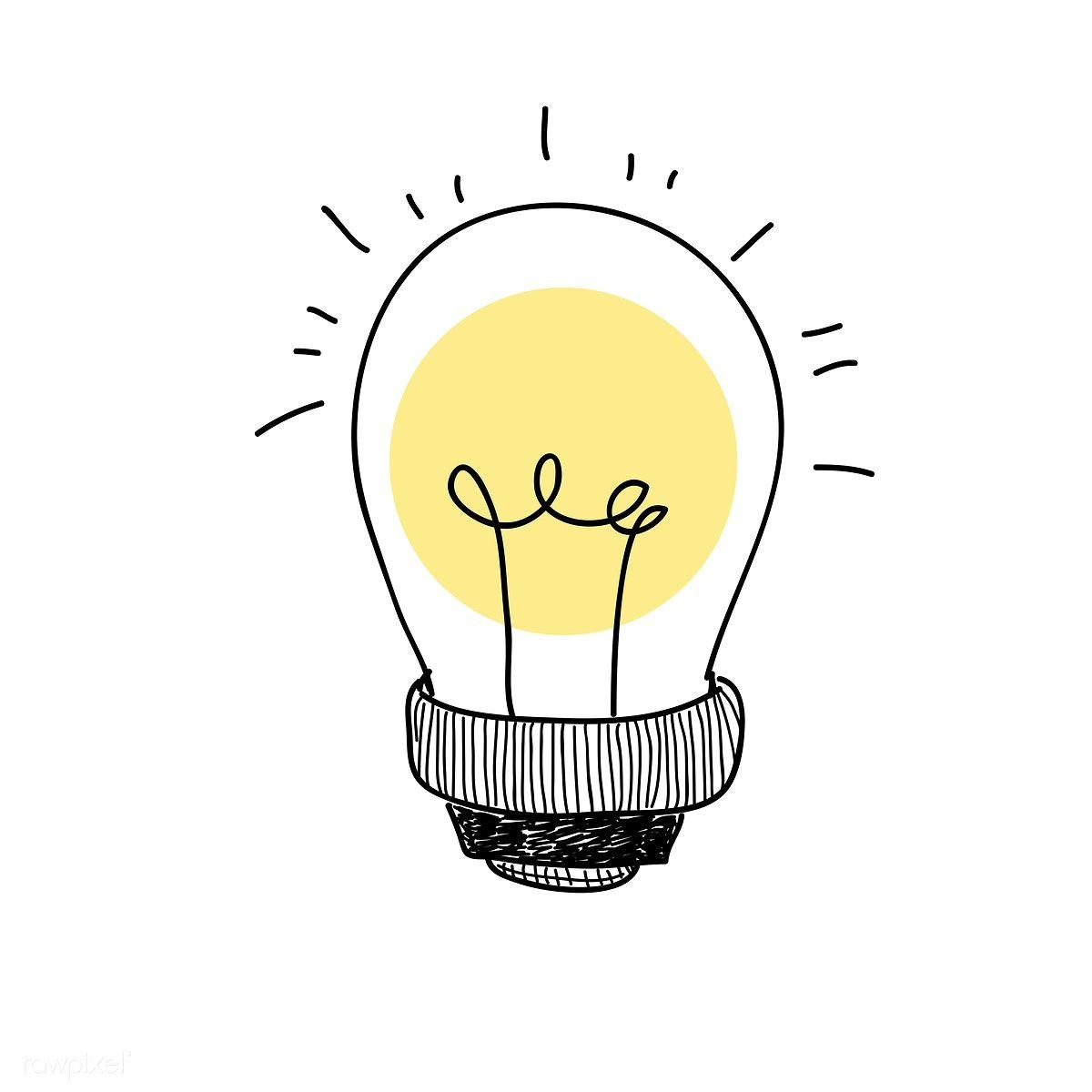 Лампочка стикер