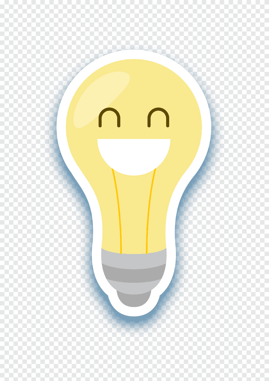 Лампочка улыбается