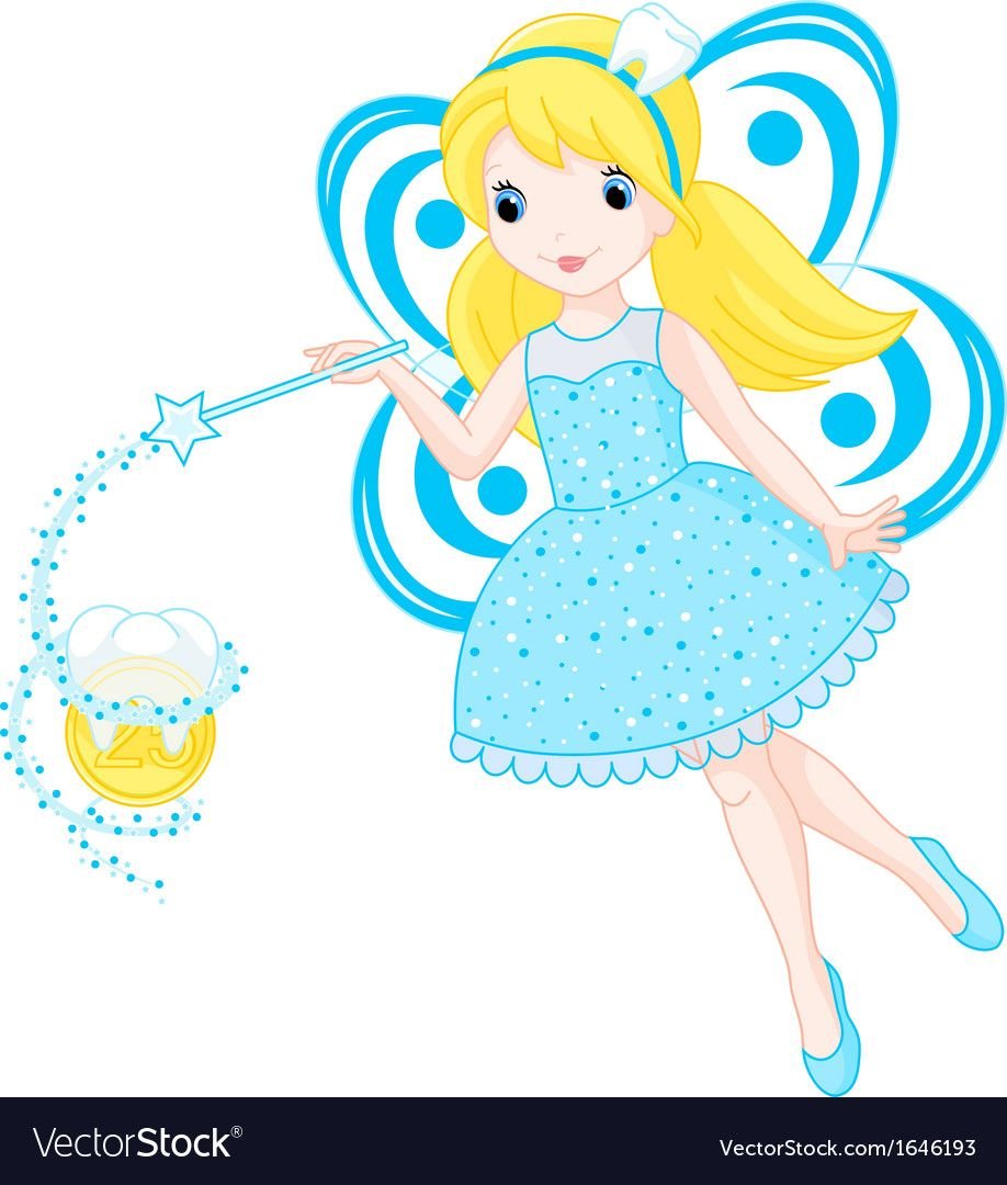 Феечка с улыюкойбез фона