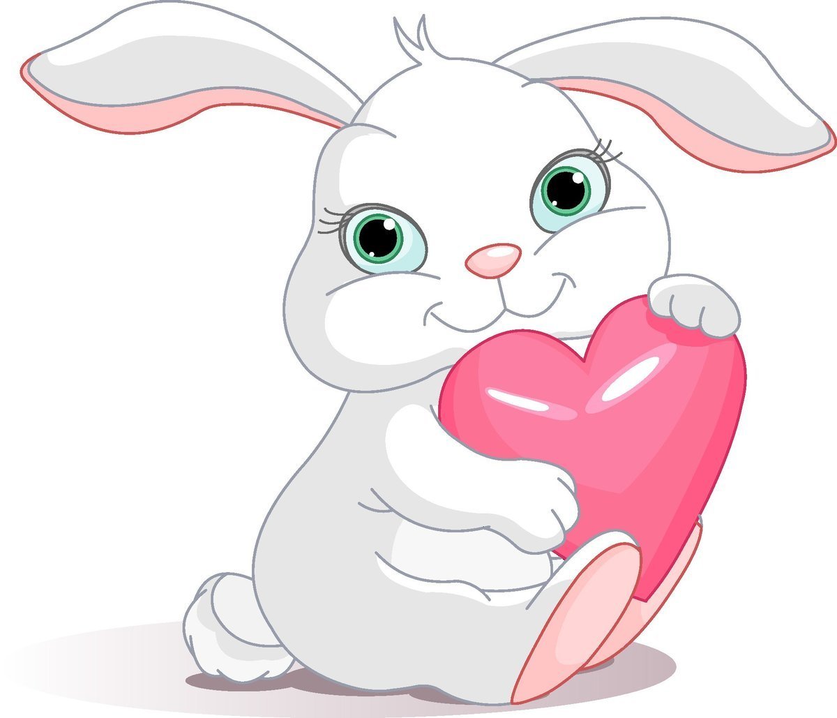 Зайка с сердечком