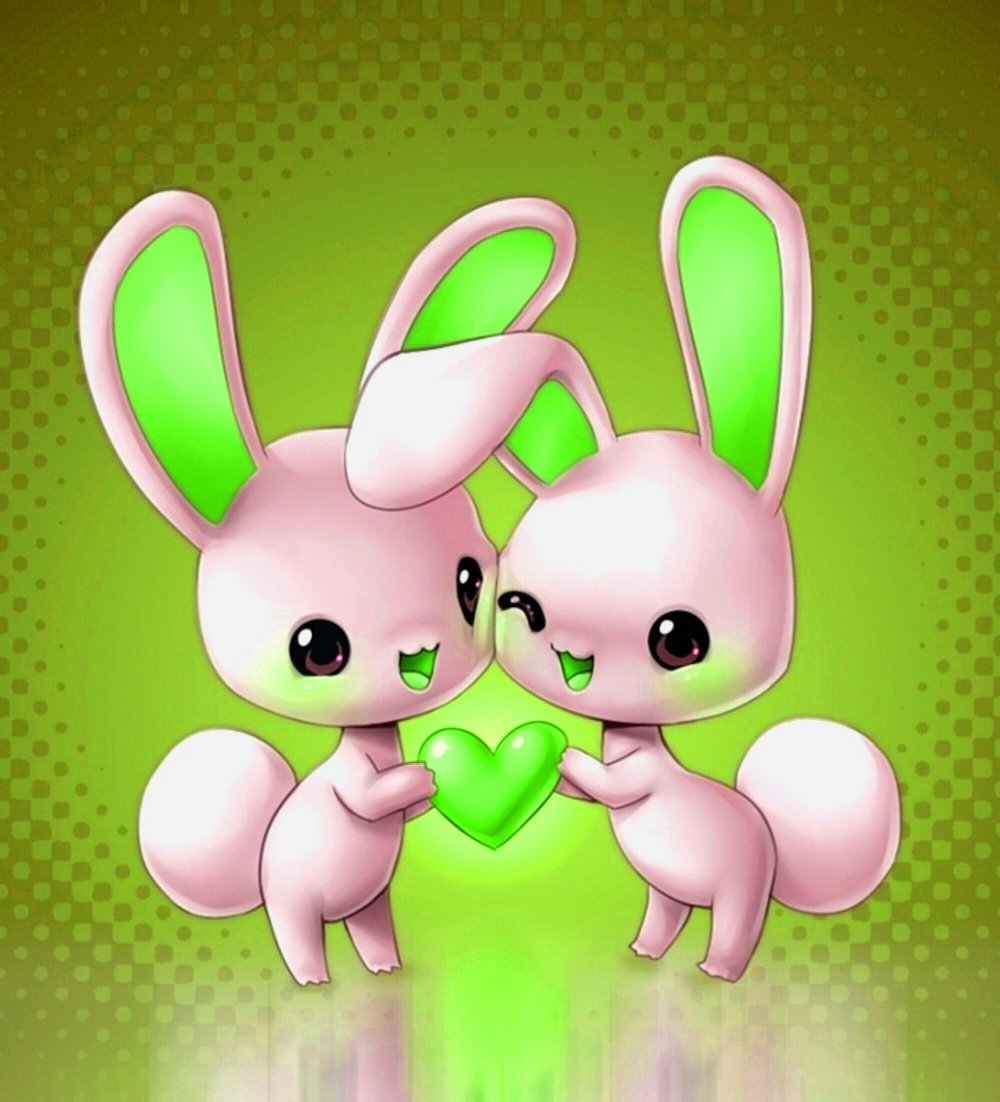 Заставка на телефон зайчик