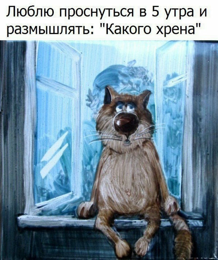 Люблю проснуться в пять утра