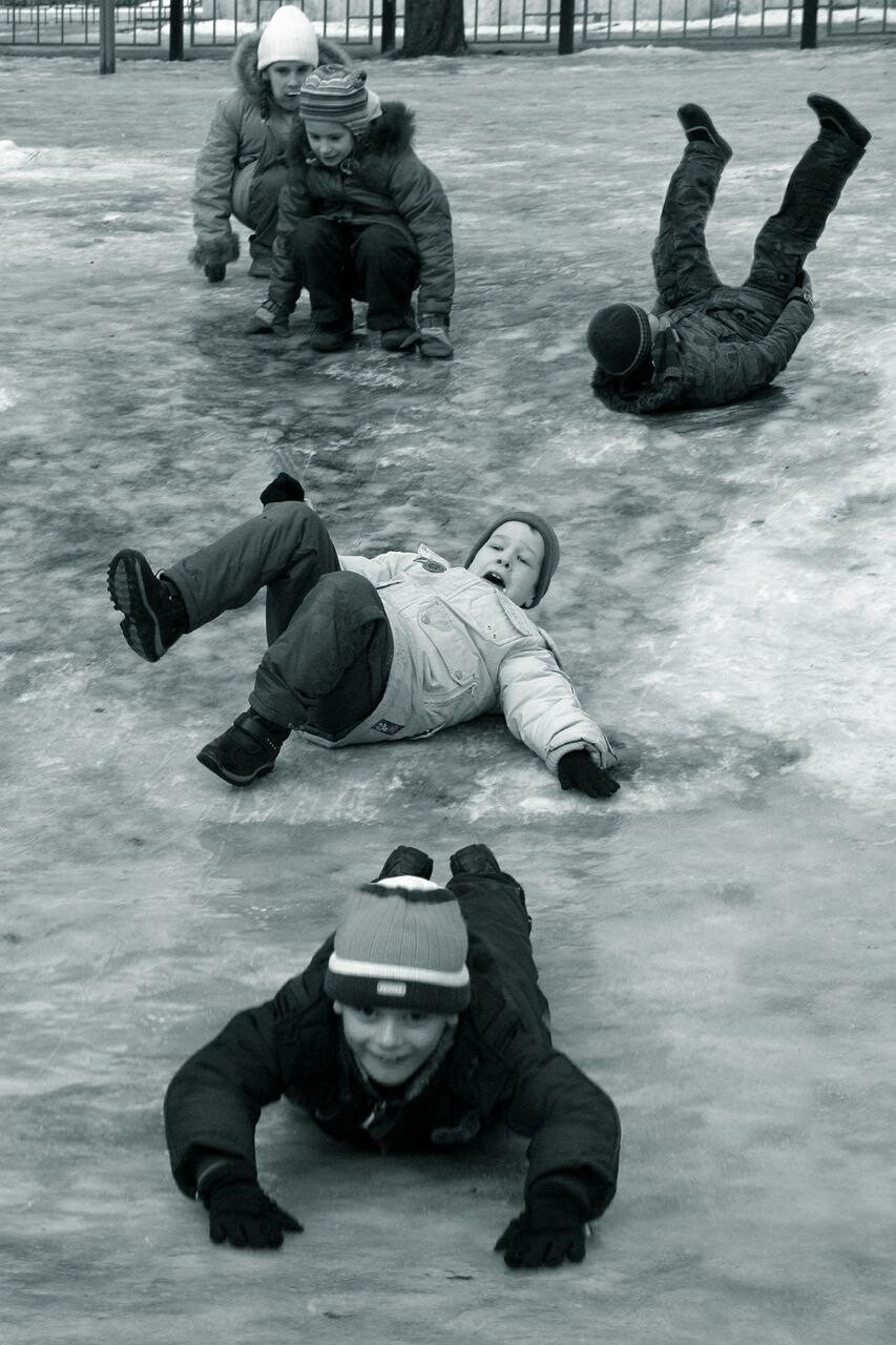 Скользко кот