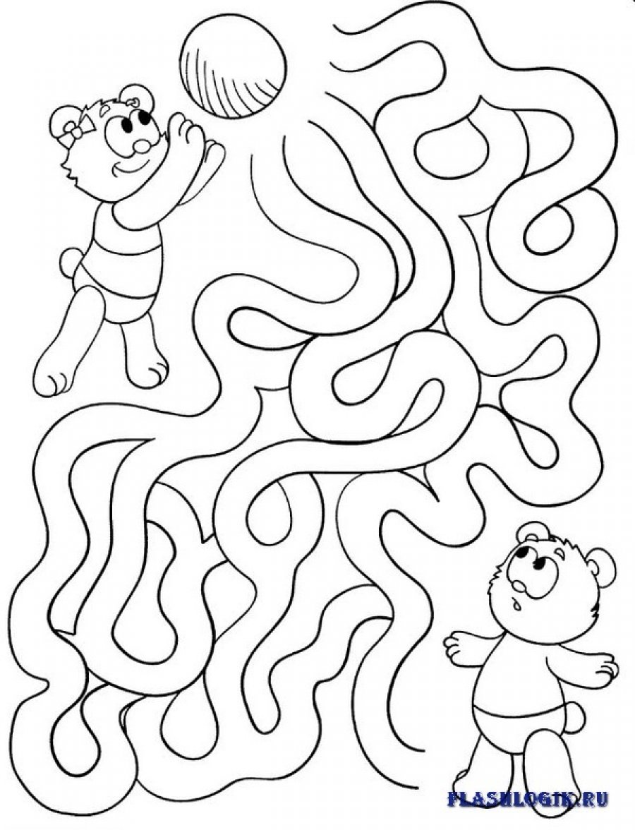 Задания для детей 5 лет лабиринты