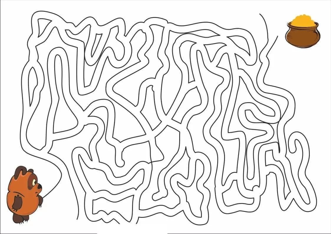 Лабиринты для детей 5 лет