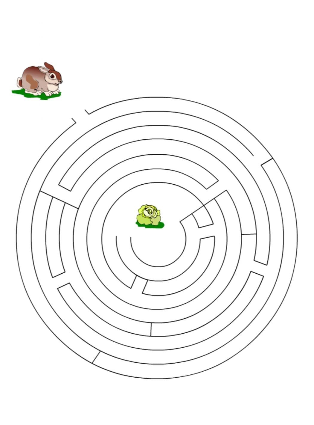 Схема Лабиринта для детей