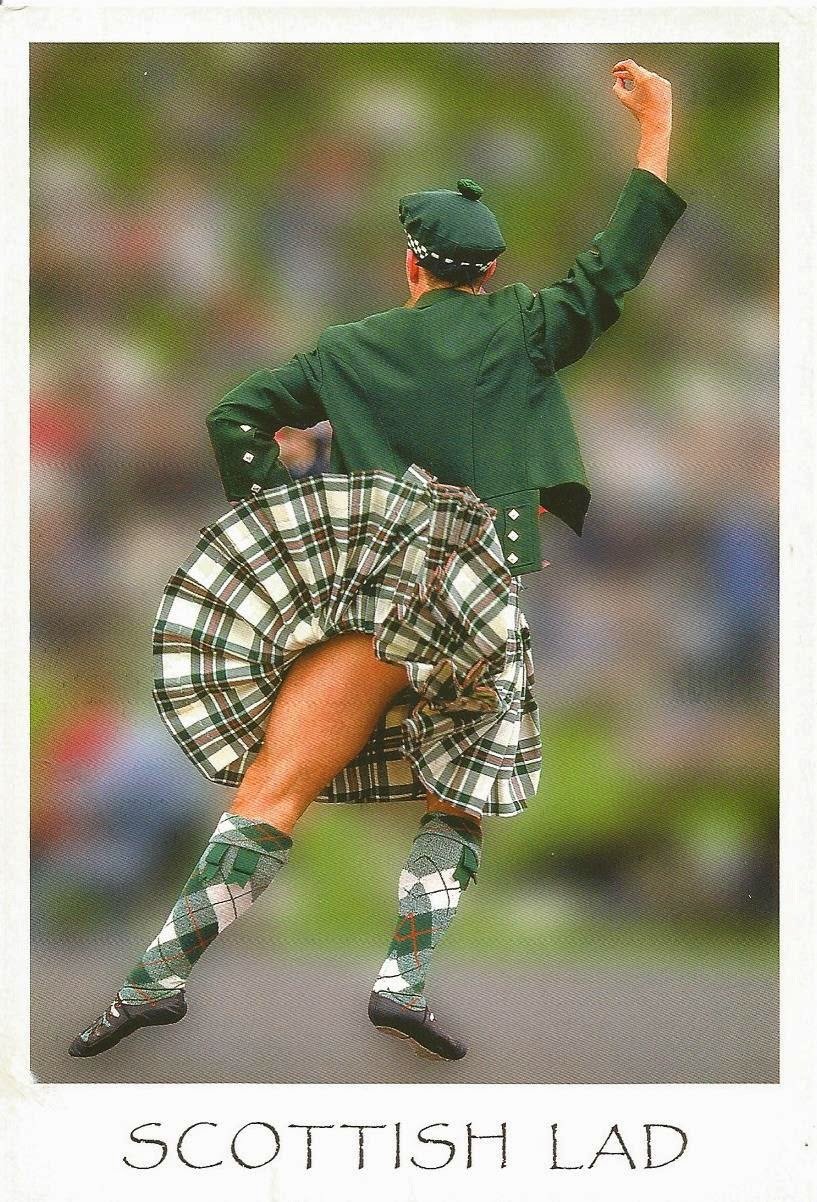 Килт задрался